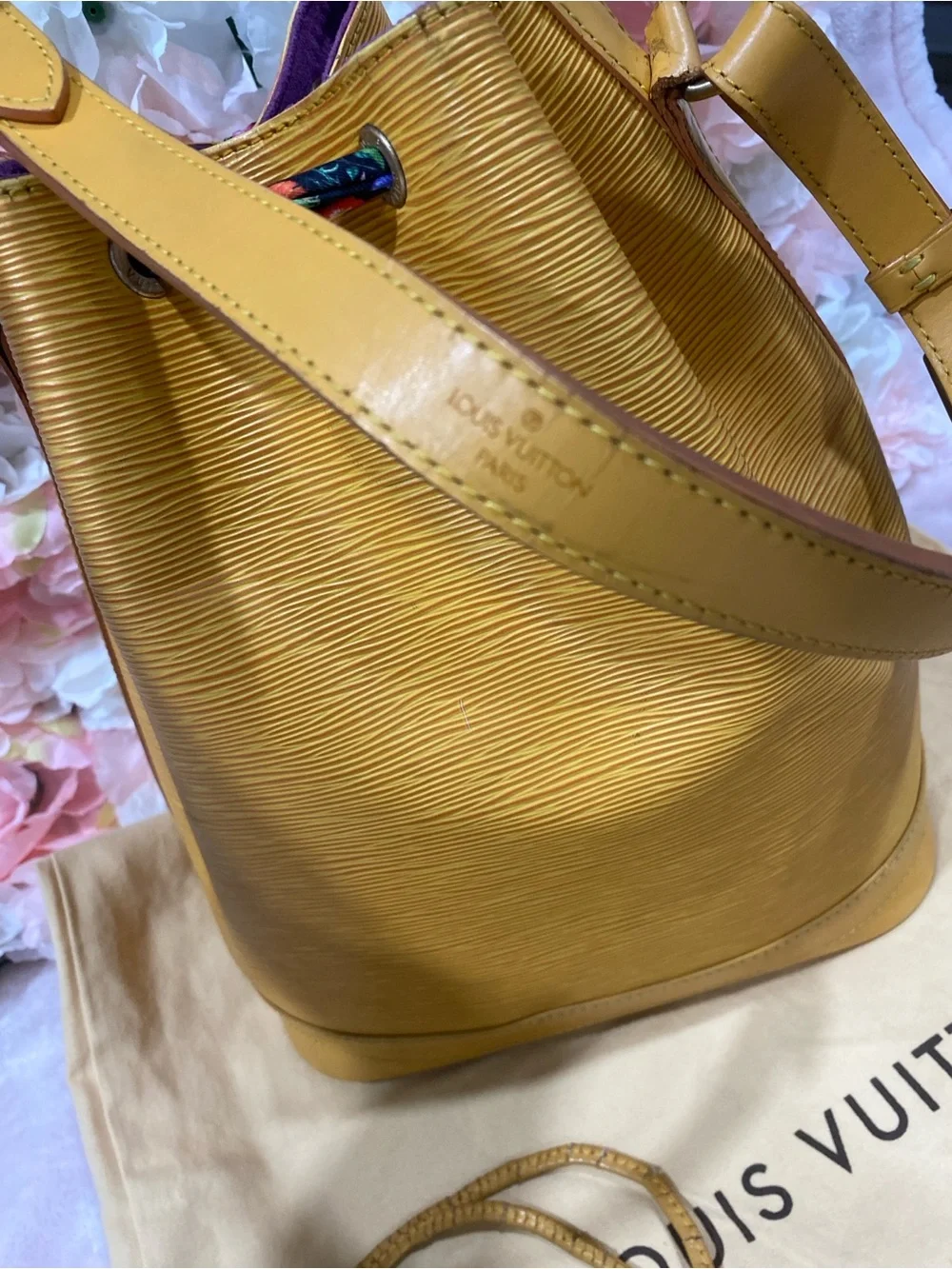 Louis Vuitton Epi Noe Bucket Bag